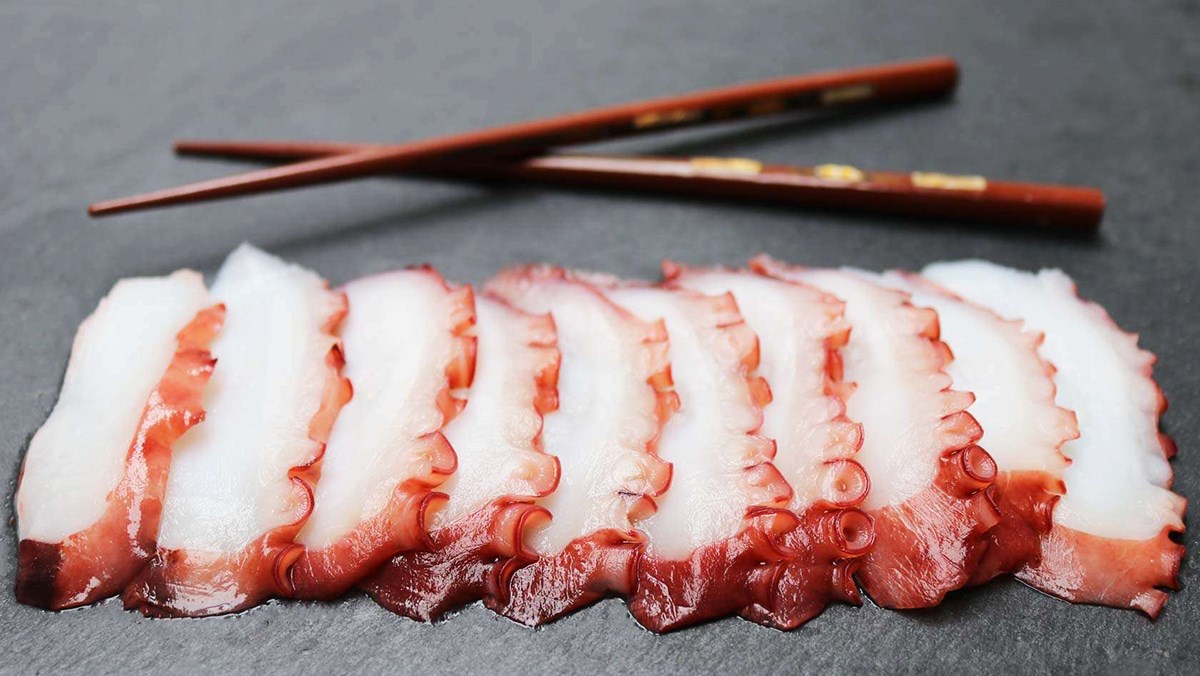 Sashimi bạch tuộc