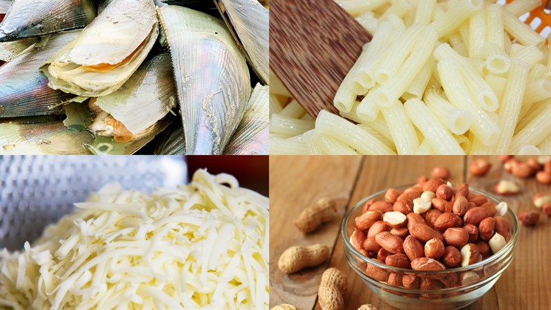Nguyên liệu làm sò mai nướng phô mai