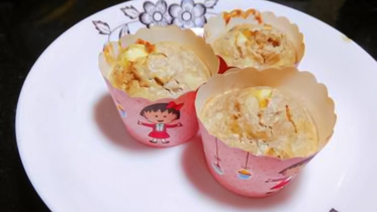 Bánh chuối yến mạch phô mai bằng nồi chiên không dầu