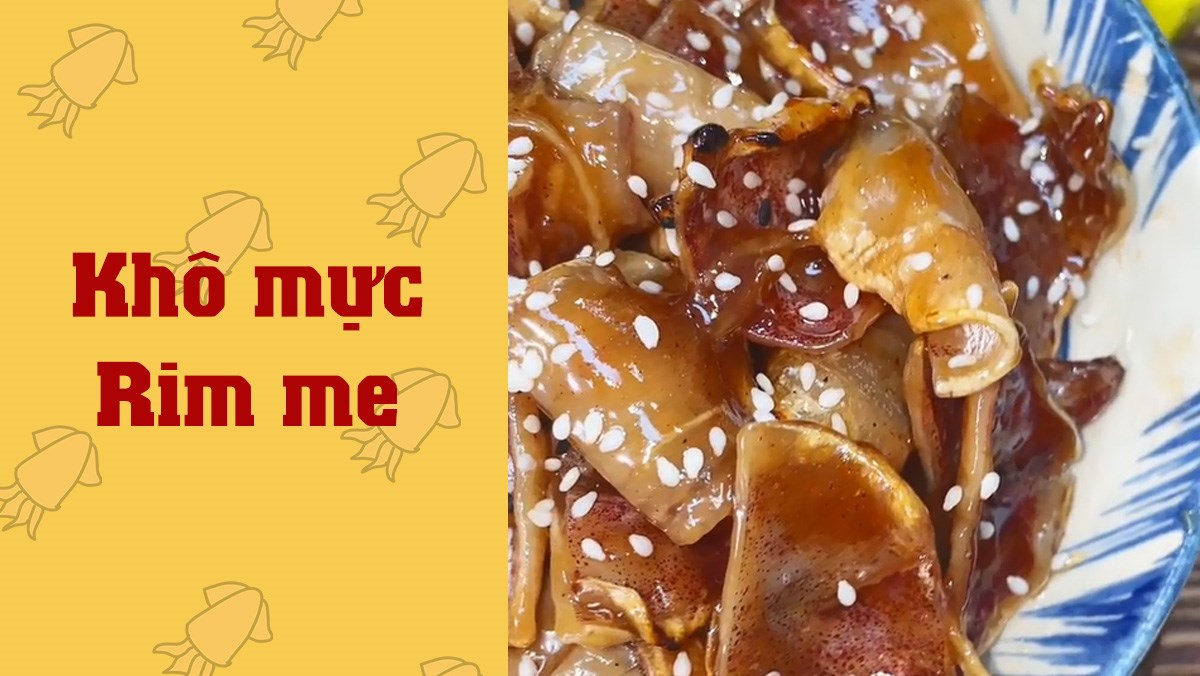 Khô mực rim me (Công thức được chia sẻ từ TikTok Vào bếp cùng KitchenAZ)