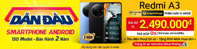 Xiaomi Redmi A3 (3gb/64gb) - Chính Hãng, Giá Tốt, Có Trả Góp