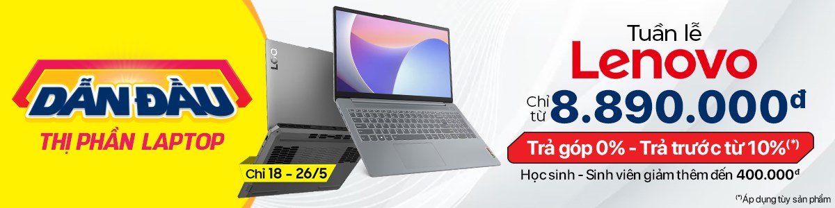Máy Tính Laptop Lenovo Giá Rẻ, Trả Góp 0%  - 05/2024