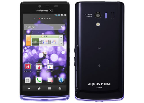  Aquos EX SH-04E với màu đen mạnh mẽ