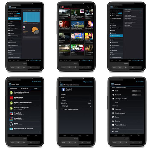 Giao diện Android Jelly Bean 4.2 trên HTC HD 2