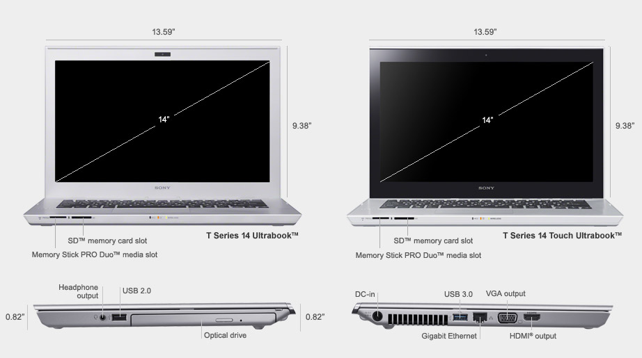 Sony Vaio T14/T15 Touch