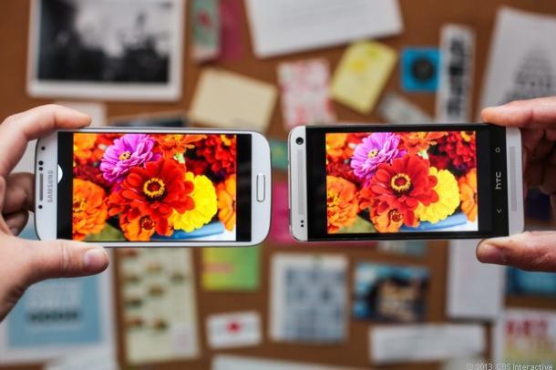 Xét tổng thể, Galaxy S4 và HTC One có màn hình tốt nhất