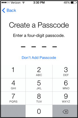 Tạo password cho máy, gồm 4 chữ số