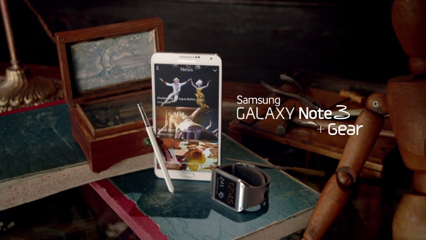 Samsung tung phim ngắn giới thiệu về Galaxy Note 3 và Galaxy Gear