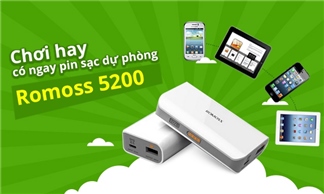 Chơi hay có ngay pin sạc dự phòng