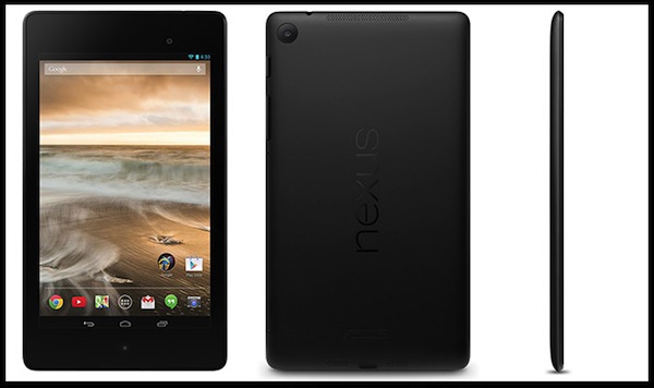 Thiết kế truyền thống của Nexus 7 2013