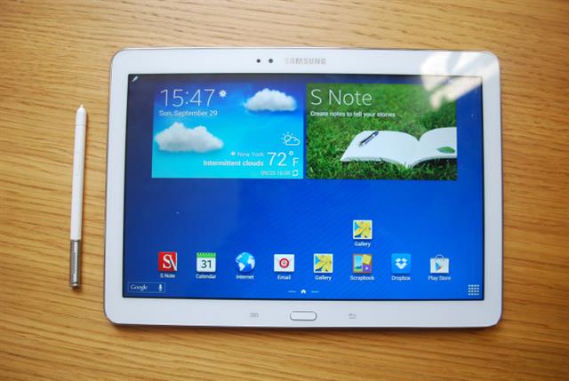 Galaxy Note 10.1 2014 lộng lẫy hơn nhiều so với phiên bản tiền nhiệm