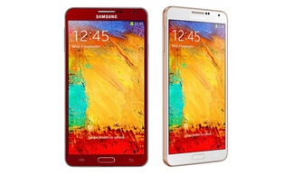 Galaxy Note 3 chính thức có thêm màu vàng hồng và đỏ