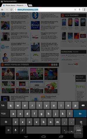 Bàn phím gốc của Google theo chiều đứng