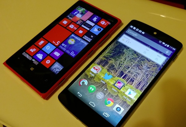 Một chiếc điện thoại Windows Phone chạy Nexus sẽ rất cần thiết