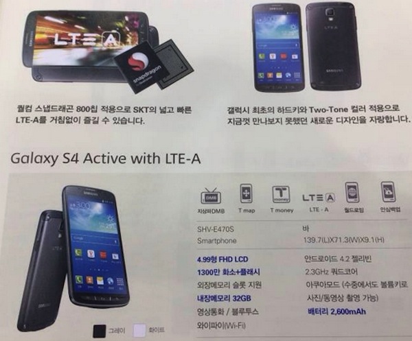 Samsung Galaxy S4 Active LTE -A