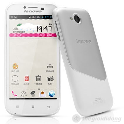 Lenovo A706 có thiết kế trung bình