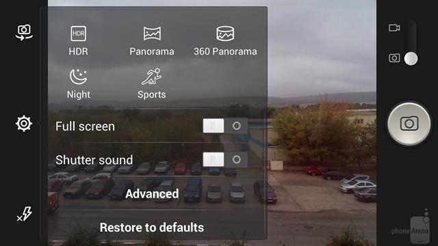 Các tính năng chụp ảnh chuyên dụng đều góp mặt trên One Touch Idol X
