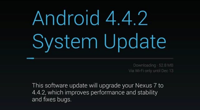 Android 4.4.2 và những khác biệt giữa các Nexus 7 2013