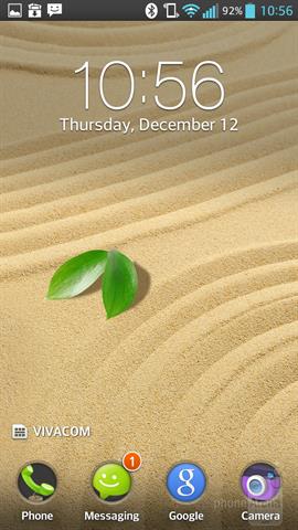 Màn hình khóa có các phím tắt được thiết lập sẵn