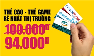 Thẻ cào, Thẻ Game rẻ nhất thị trường - Đến ngay Thegioididong.com