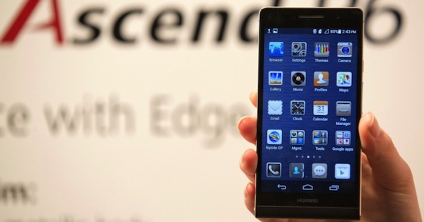 Ascend P6 chạy chip 4 nhân của Huawei