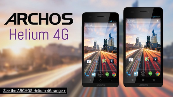 Archos 50 Helium 4G và 45 Helium 4G