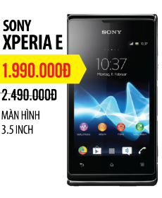 Sony Xperia E - Giảm ngay 500,000đ Sony Xperia E - Giảm ngay 500,000đ
