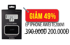 Tai nghe EP iPhone Awei TE200VI mới đến 90% - Giảm 49% Tai nghe EP iPhone Awei TE200VI mới đến 90% - Giảm 49%