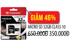 Thẻ nhớ Pisen Micro SD 32GB Class10 mới đến 90% - Giảm 46% Thẻ nhớ Pisen Micro SD 32GB Class10 mới đến 90% - Giảm 46%