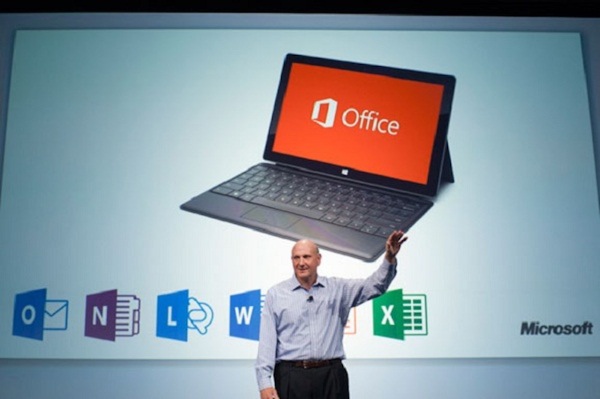 Ứng dụng Office luôn được khoe khoang trên máy tính bảng Surface