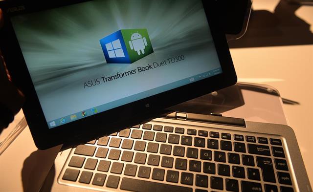 Cận cảnh Asus Transformer Book Duet tại CES 2014