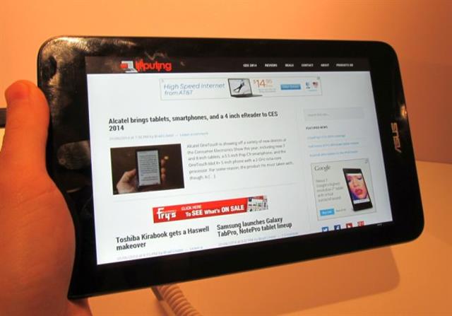 Trên tay Asus VivoTab Note 8 tại CES 2014