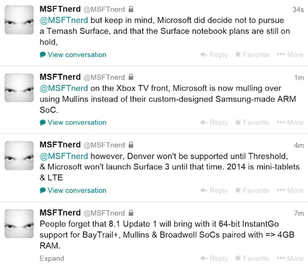 Các thông báo từ MSFTNerd