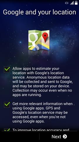 Ứng dụng bản đồ Google Maps được cài đặt sẵn trên máy