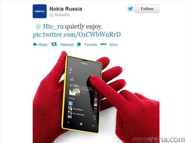 Nokia chọc phá HTC với hình ảnh Lumia 520