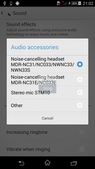 Tính năng Audio accessories