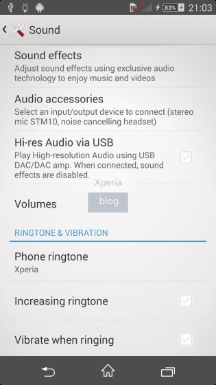 Tính năng Hi-res Audio via USB