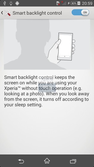 Smart backlight control