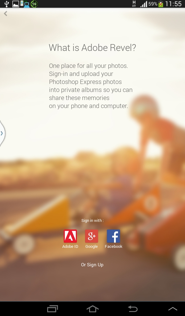 Tùy chọn chỉnh sửa ảnh trên Adobe Revel, Facebook và Google Plus