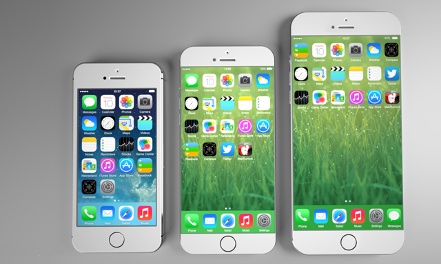 3 kích thước màn hình iPhone: 4 inch, 4.7 inch và 5.5 inch