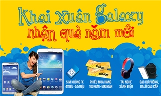 Khai xuân Galaxy - Nhận quà như ý