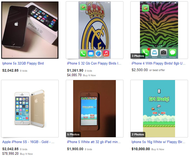 Hàng trăm chủ đề rao bán iPhone cài sẵn Flappy Bird với giá “khủng”