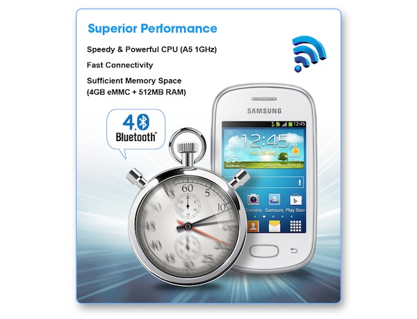 Samsung Galaxy Star Trios có thể hoạt động với 3 SIM