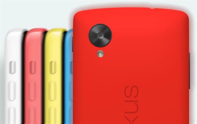 iPhone 5C va Nexus 5 đỏ