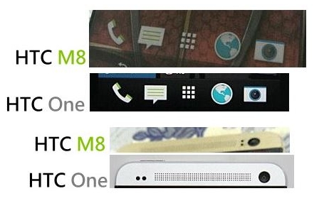 Sự khác biệt chính giữa HTC One và M8 có chăng thì cũng là hoán đổi vị trí linh kiện mà thôi