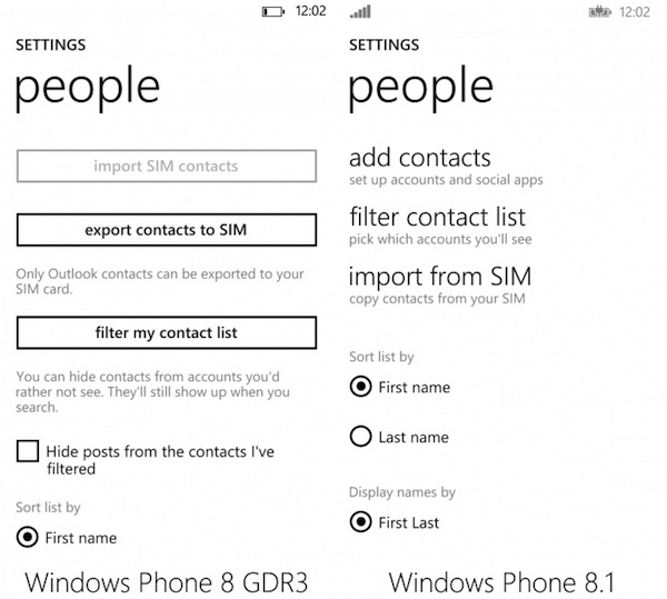 People Hub Settings
