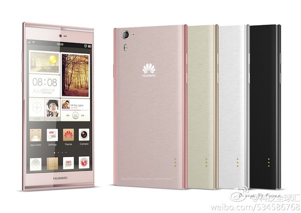 Ascend P7 sẽ có nhiều màu