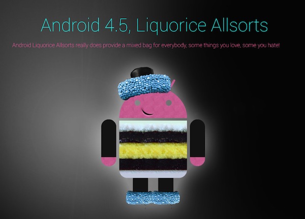 Android 4.5 sẽ có biểu tượng gì?