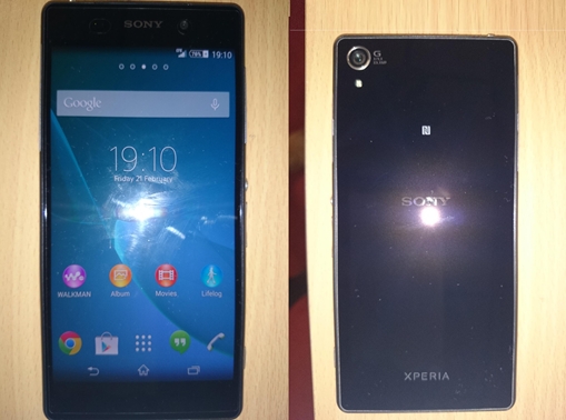 Hình ảnh thực tế tiếp theo của Xperia Z2