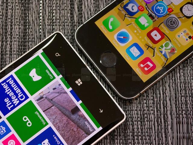 iPhone 5s va Lumia Icon